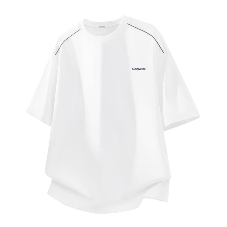 MINISO T Shirts Unisex Crew Neck Moderate Straight Fit
