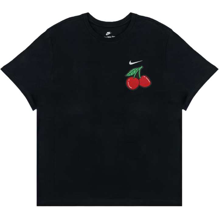 Nike Nike Sportswear T Shirts Men's Black Crew Neck Moderate Straight Fit