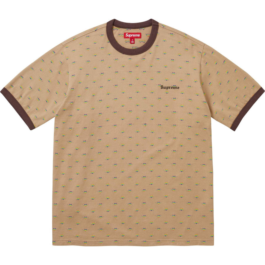 Supreme Supreme SS26 WEEK9 Hearts Intarsia Ringer Tee T Shirt Unisex