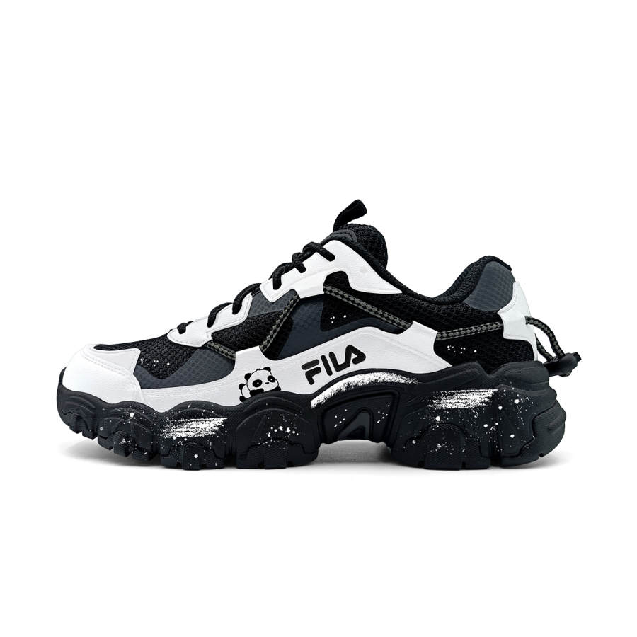 FILA Low top Casual Shoes Unisex Black White
