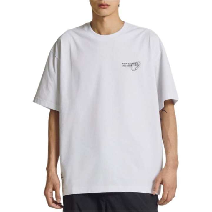 New Balance New Balance T Shirts Unisex White Crew Neck
