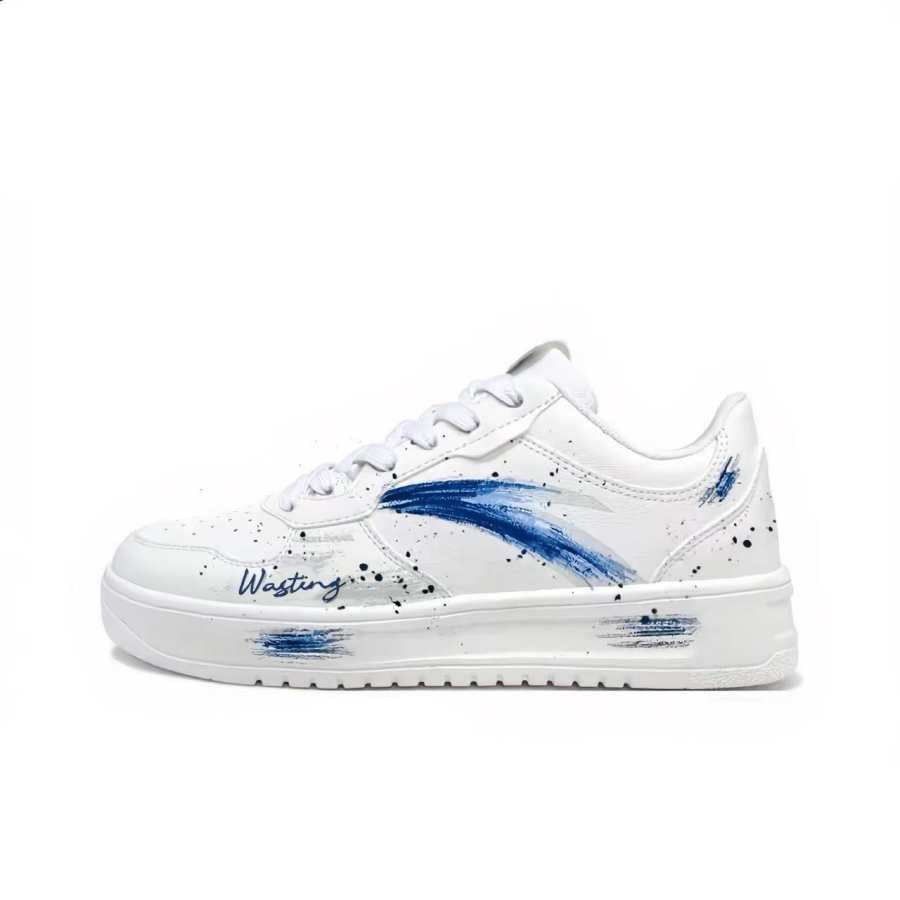 Anta Easy Spring Summer Shiro Shoes Summer Cooling Lightweight Breathable Height Increasing Low top Skateboard Shoes