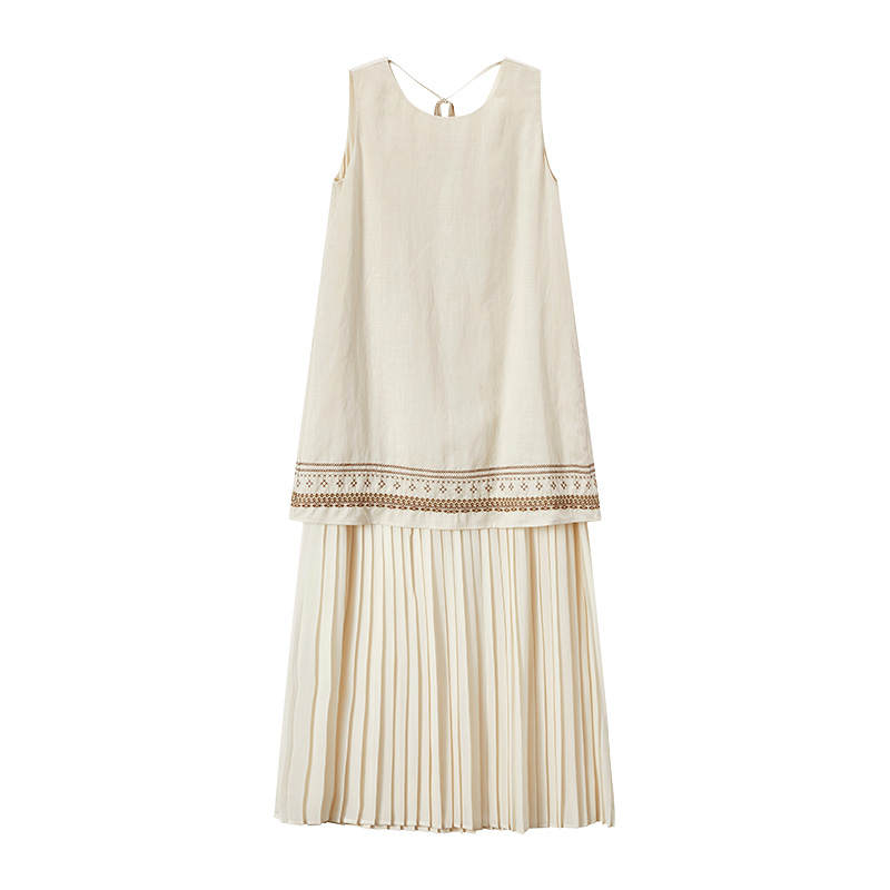 XIANGYING Sleeveless Dress Women's