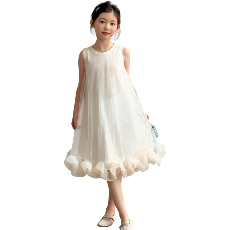 YALU Grade School Dresses Camisole Moderate Midi Skirt