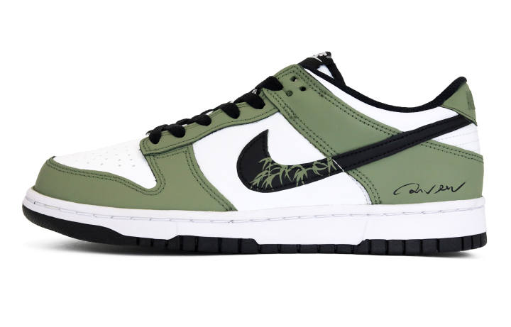 Nike Nike Dunk Low top Skateboard Shoes Unisex Pine Green