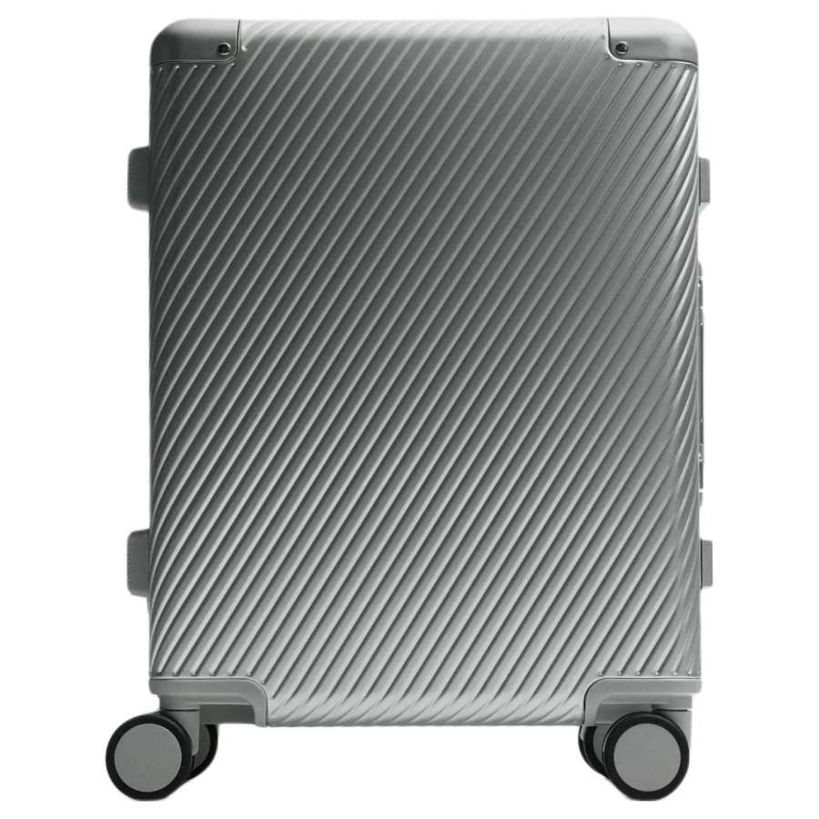 ZARA Aaron Levine Aluminum Trolley Bag 18 Inch Men's Silver