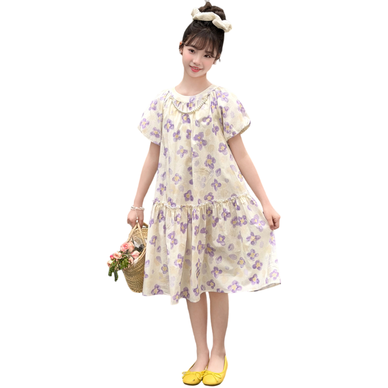 YALU Grade School Dresses Camisole Moderate Midi Skirt