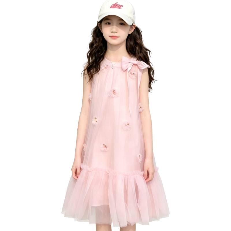 YALU Grade School Dresses Camisole Moderate Midi Skirt