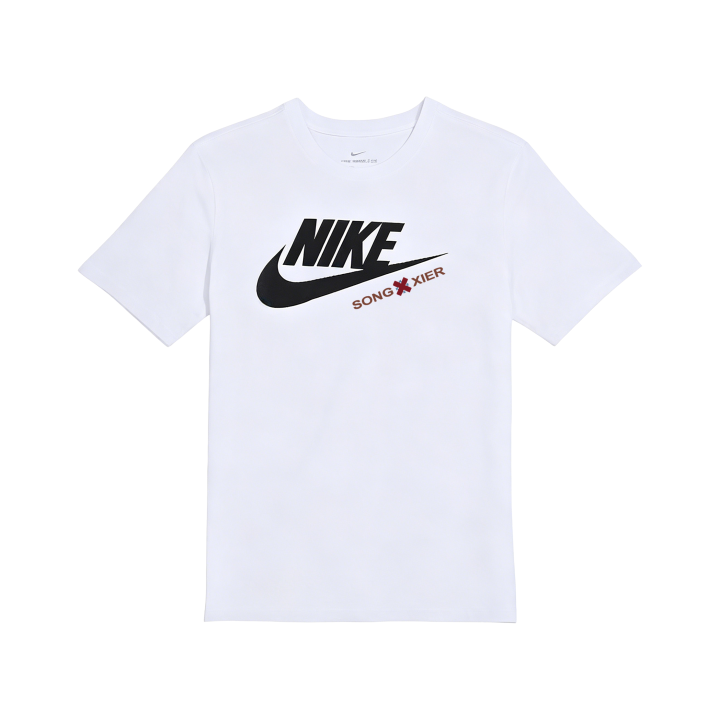Nike Nike Sportswear T Shirts Unisex White Crew Neck Moderate Straight Fit