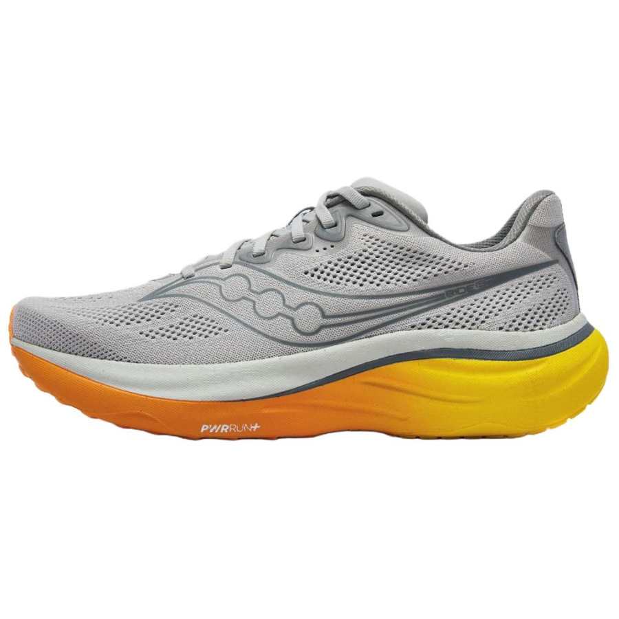 Saucony Ride Yushuai 19 Breathable Rebound Casual Running Shoes Men's Gray