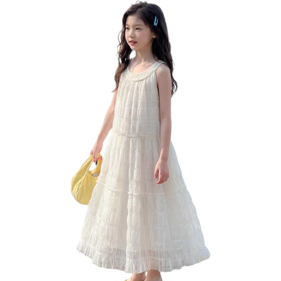 YALU Grade School Dresses Camisole Moderate Midi Skirt
