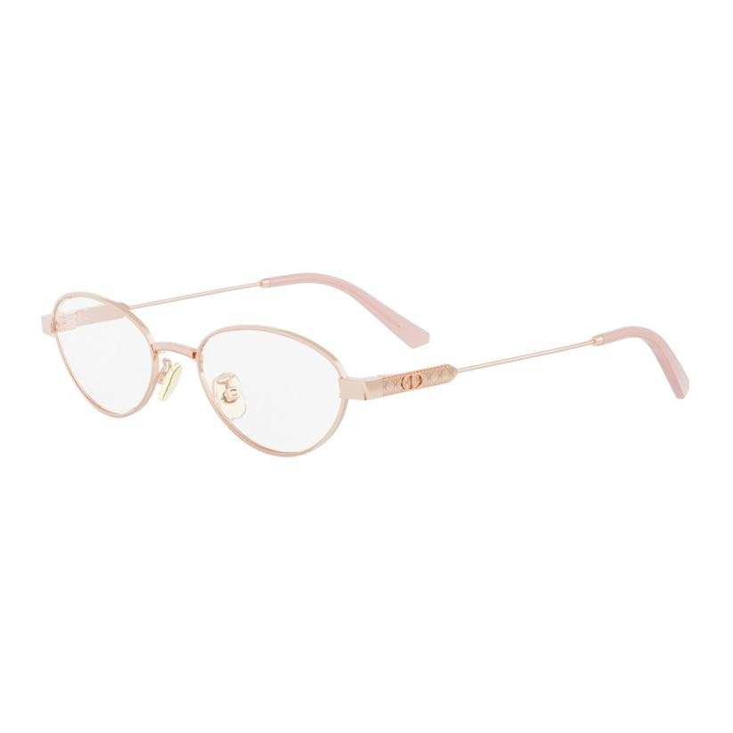 DIOR Metal Oval Prescription Glasses Women's Pink