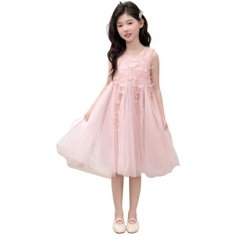 YALU Grade School Dresses Camisole Moderate Midi Skirt