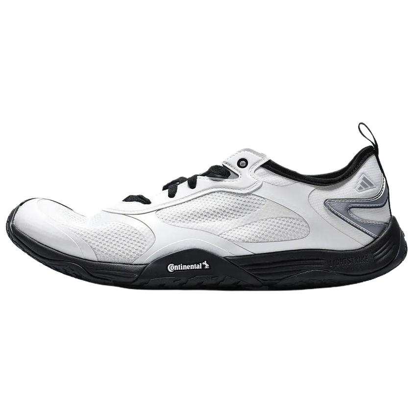 Adidas Adidas GROUNDFLOW PU, Textile, Synthetic Leather Outdoor Shoes Unisex White Black