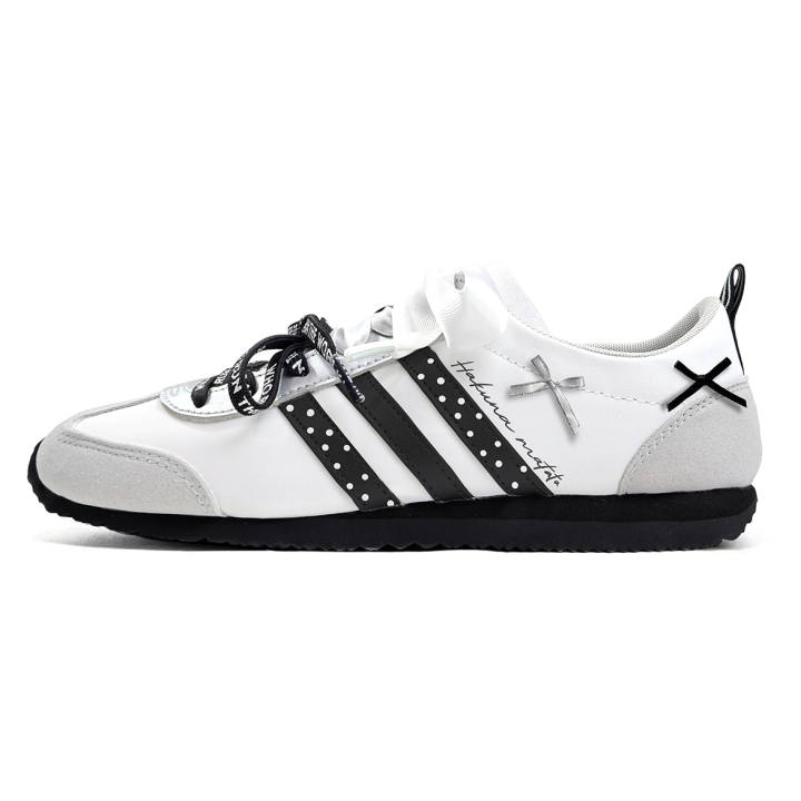Adidas Adidas VS JOG 2.0 Vintage Polka Dot MONE Made Low top German Army Trainers Unisex Black White