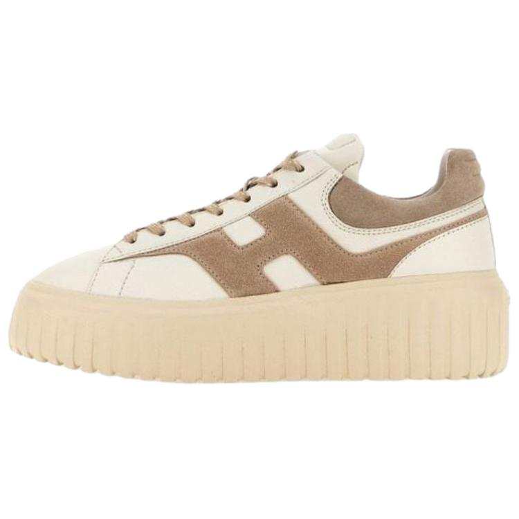 HOGAN H Stripes Low top Casual Shoes Women's Brown