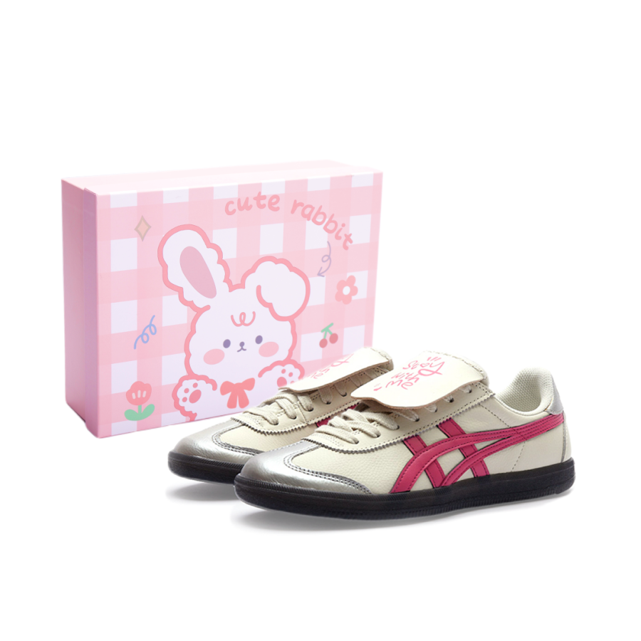 Onitsuka Tiger Tokuten Bubble Jellyfish Slip Resistant Low top Skateboard Shoes Unisex Pink