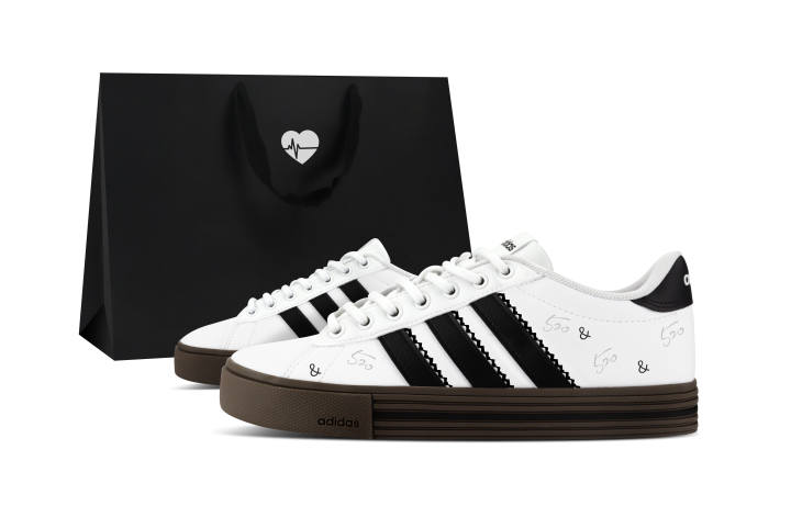 Adidas Adidas Daily 4.0 Low top Skateboard Shoes Unisex White Black