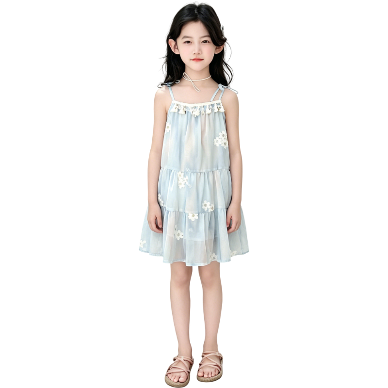 YALU Grade School Dresses Camisole Moderate Midi Skirt