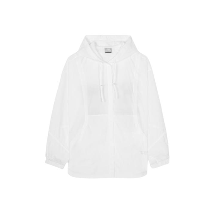 New Balance New Balance Jackets Women's White Hooded Non Detachable Moderate Other