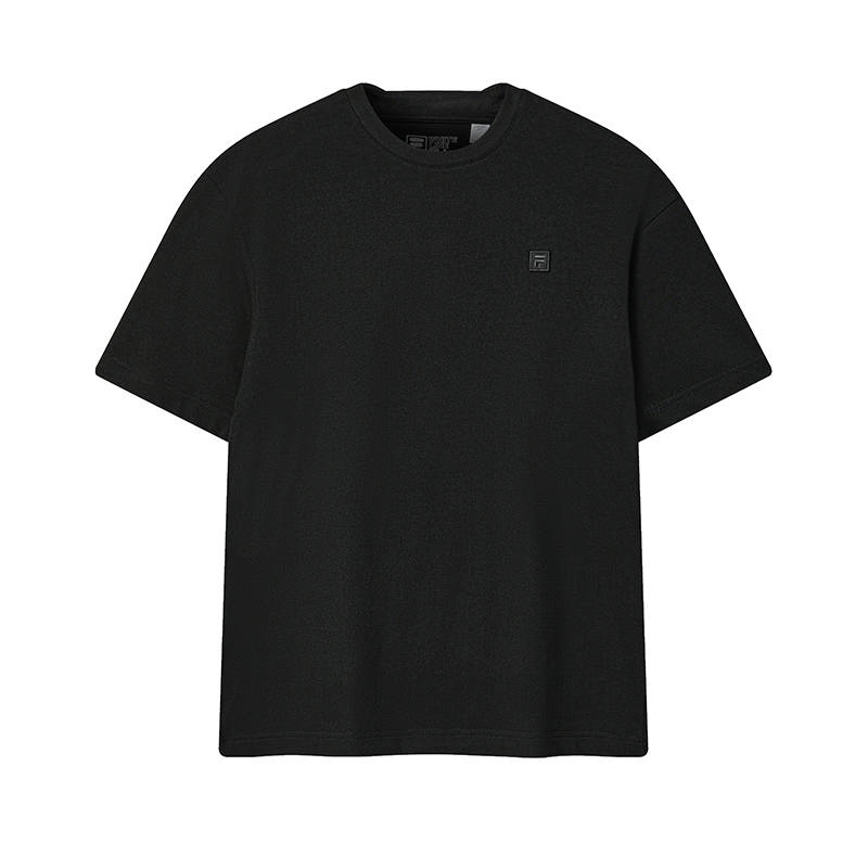 FILA WHITE T Shirt Men's Jet Black