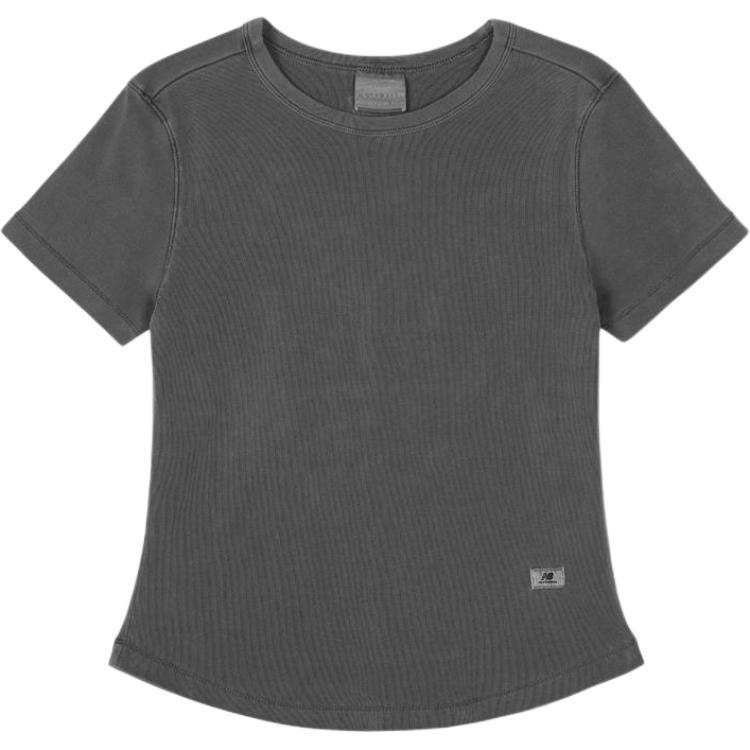 New Balance New Balance T Shirts Women's Carbon Gray Crew Neck