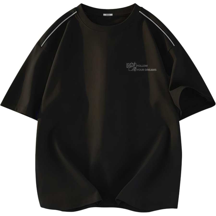 MINISO MINISO T Shirts Unisex Crew Neck Thin Straight Fit