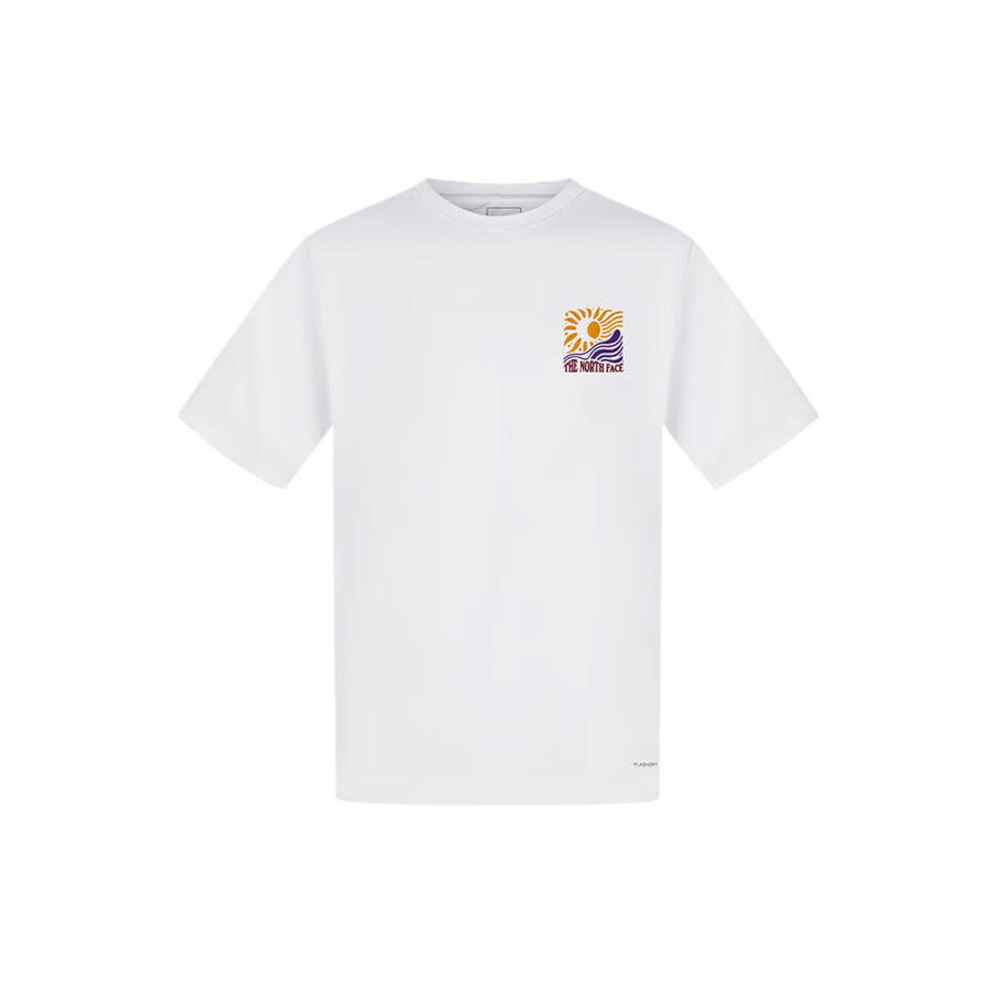 THE NORTH FACE T Shirts Unisex Snow Peak White Crew Neck Moderate