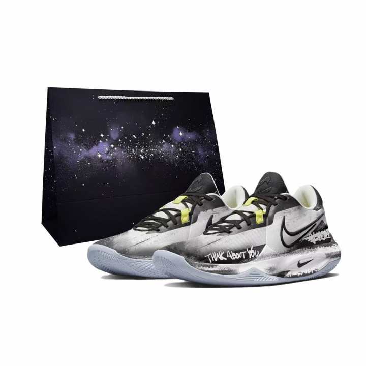 Nike Nike Precision 6 Abrasion Resistant Balance Low top Basketball Shoes Men's Black White