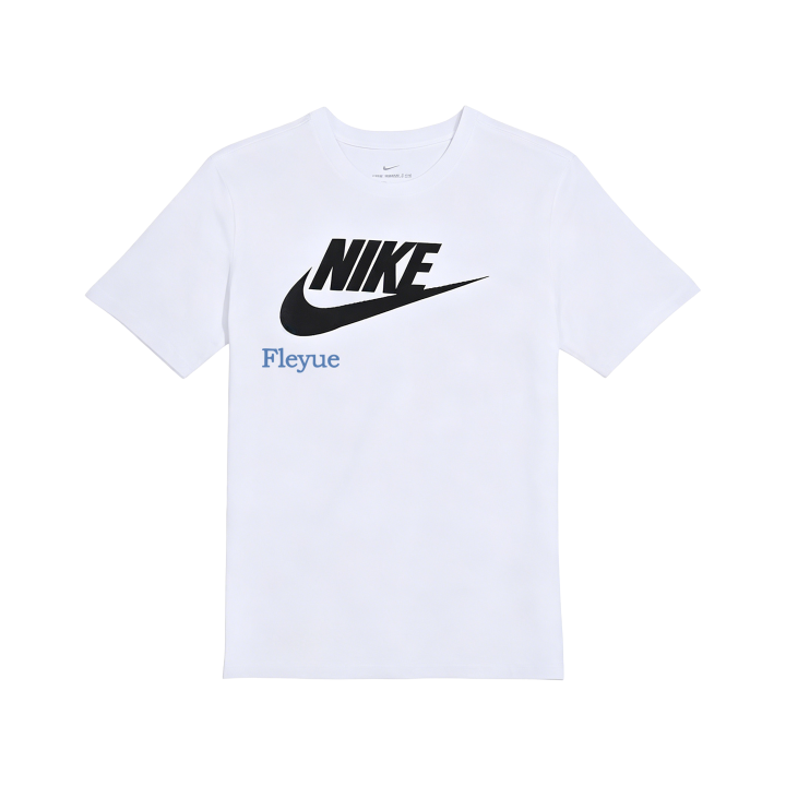 Nike Nike Sportswear T Shirts Unisex White Crew Neck Moderate Straight Fit
