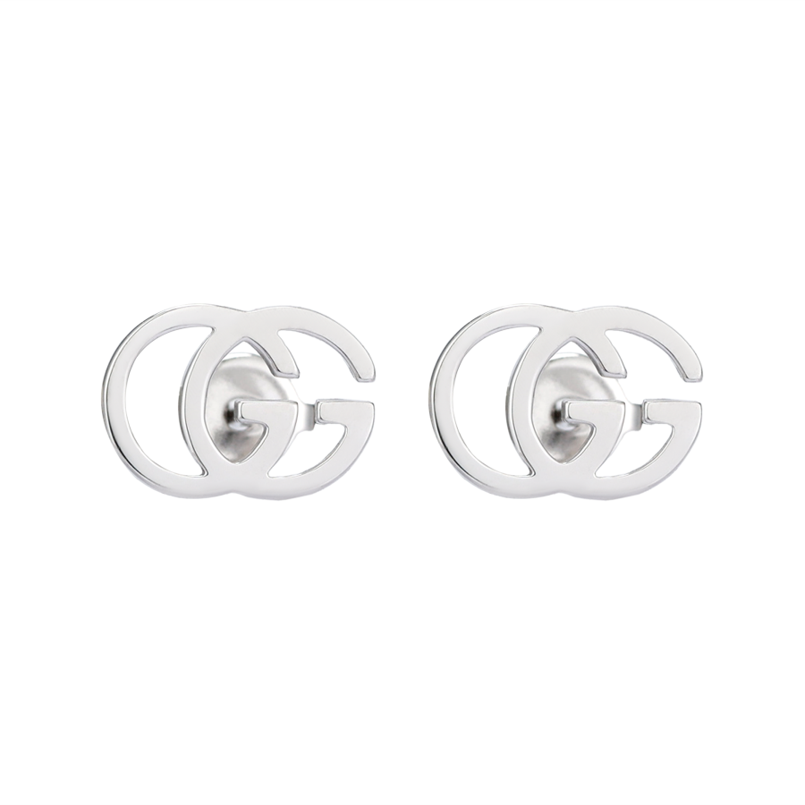 GUCCI GUCCI Stud Earrings Unisex Silver