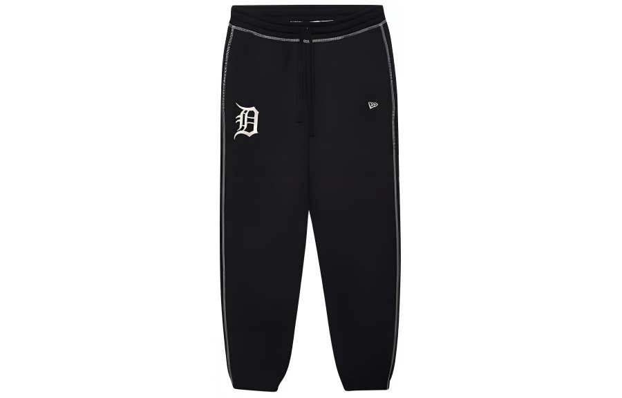 New Era x MLB SS24 Detroit Tigers Knitted Sweatpants Unisex Black