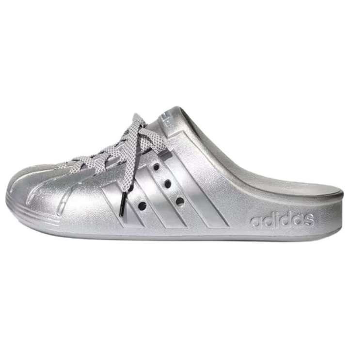 Adidas Adidas ADILETTE CLOGS Unisex Silver