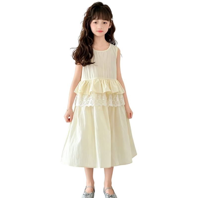 YALU Grade School Dresses Camisole Moderate Midi Skirt