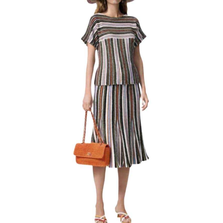 CHANEL 26M Casual Long Skirt Women's