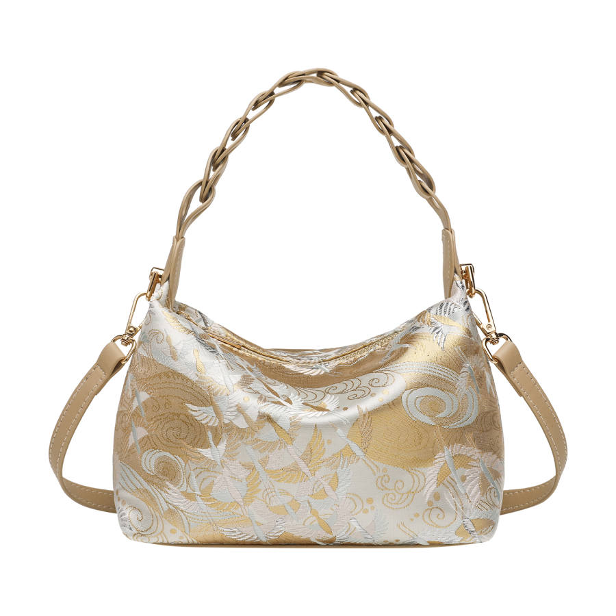 PAYOT PAYOT Synthetic Leather Handbag Regular Women's Apricot