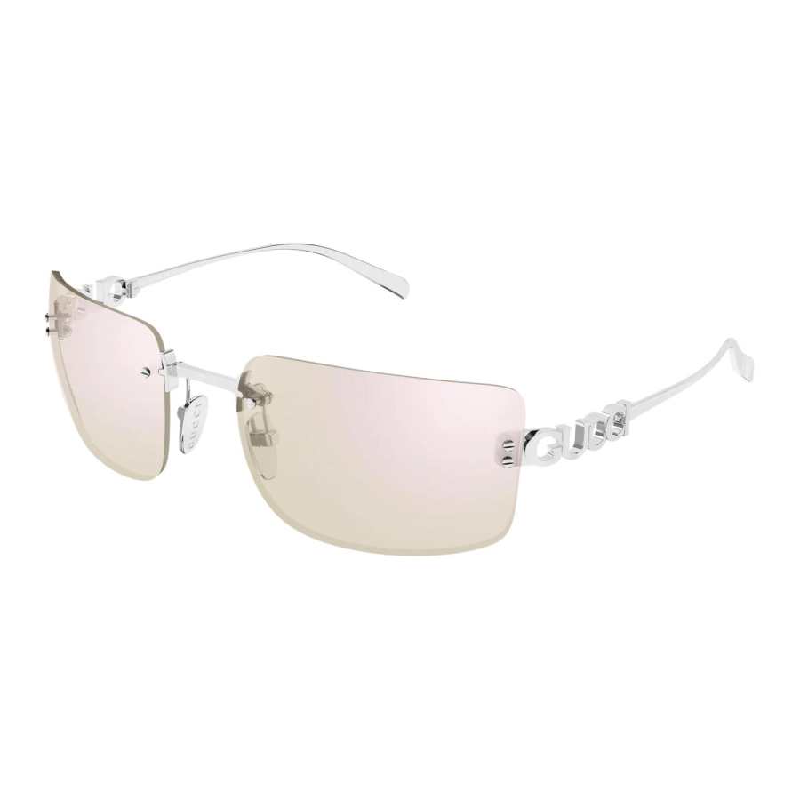 GUCCI GUCCI Metal Rectangular Sunglasses Women's Multicolor