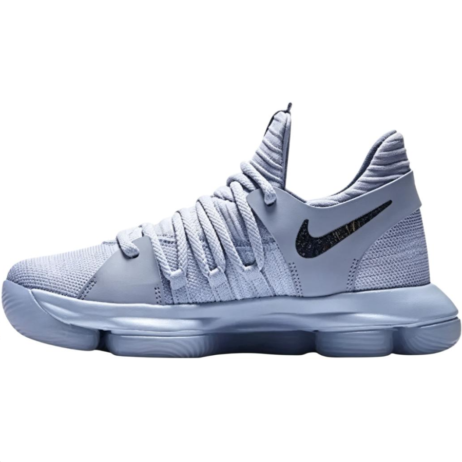 Nike Nike KD 10 Low top Basketball Shoes Light Ice Blue Kids'