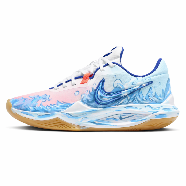 Nike Nike Precision 6 Clear Sea Mambo Mid top Basketball Shoes Men's Sky Blue