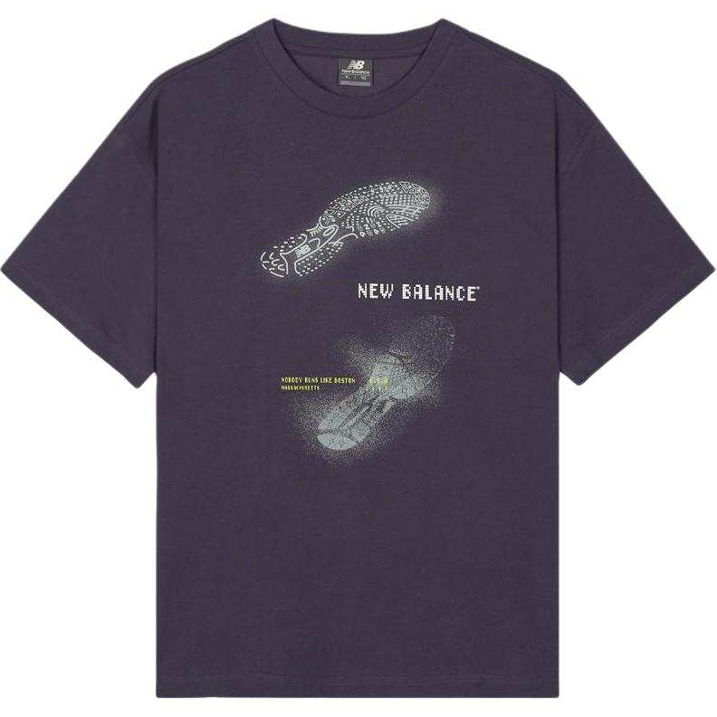 New Balance New Balance T Shirts Unisex Purple Crew Neck