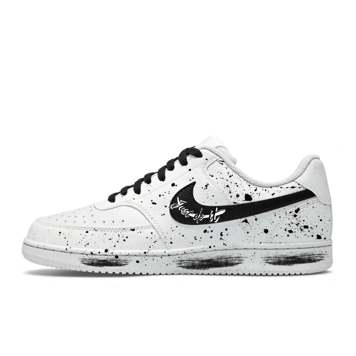Nike Nike Court Vision 1 Ink Fallen Star Leather Slip Resistant Abrasion Resistant Low top Skateboard Shoes Unisex