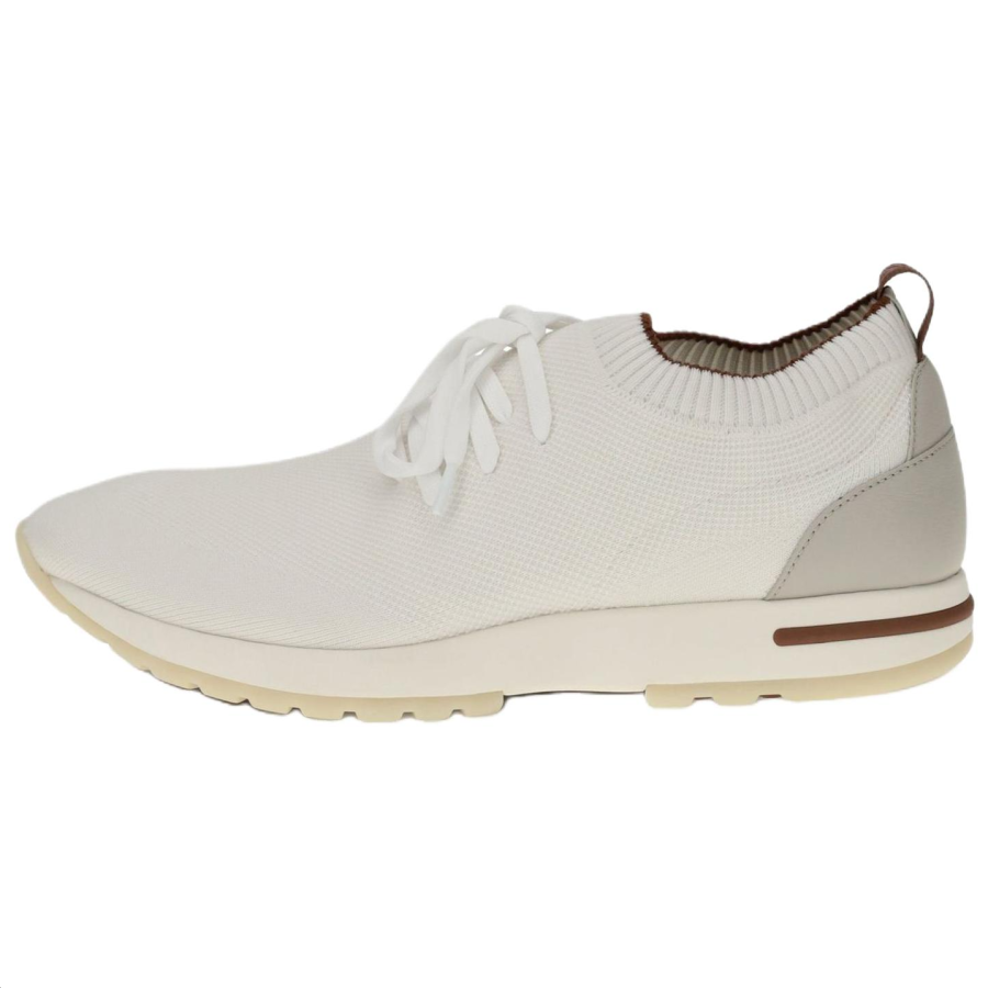 Loro Piana Leather Low top Casual Shoes Men's Beige