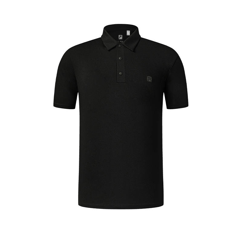FILA Fitness Polo Shirt Men's Pitch Black