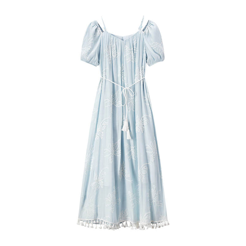 XIANGYING Short Sleeved Dress Women's