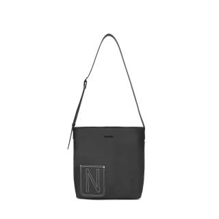 NAUTICA Artificial Leather Crossbody Bags Regular Unisex Black