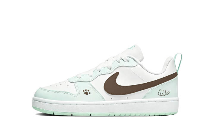 Nike Nike Court Borough Milk Curry Meow Low top Skateboard Shoes Women's Mint Green