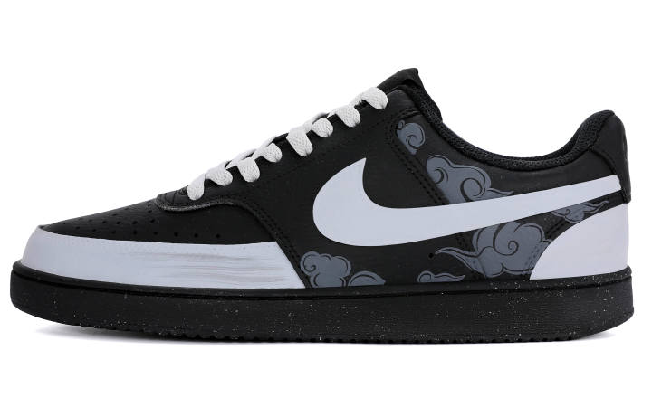 Nike Nike Court Vision Low Skateboard Shoes Men's Black Gray