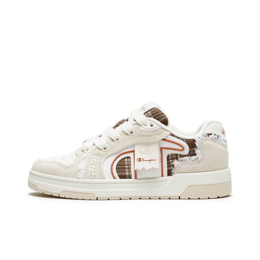 Champion SS26 Low top Skateboard Shoes Unisex Milk Apricot Rice/Oxidized Orange