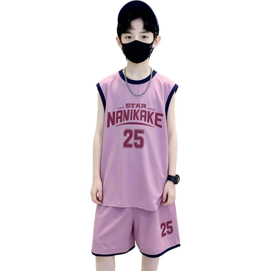 Lanza Grade School Casual Sportswear Crew Neck Thin Stretch