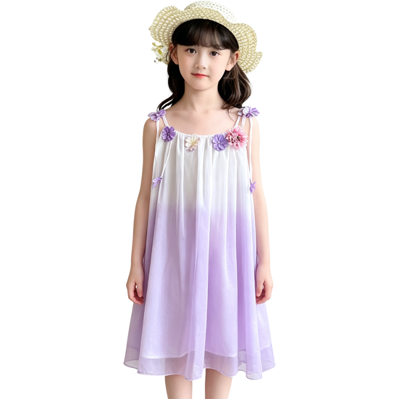 YALU Grade School Dresses Camisole Moderate Midi Skirt